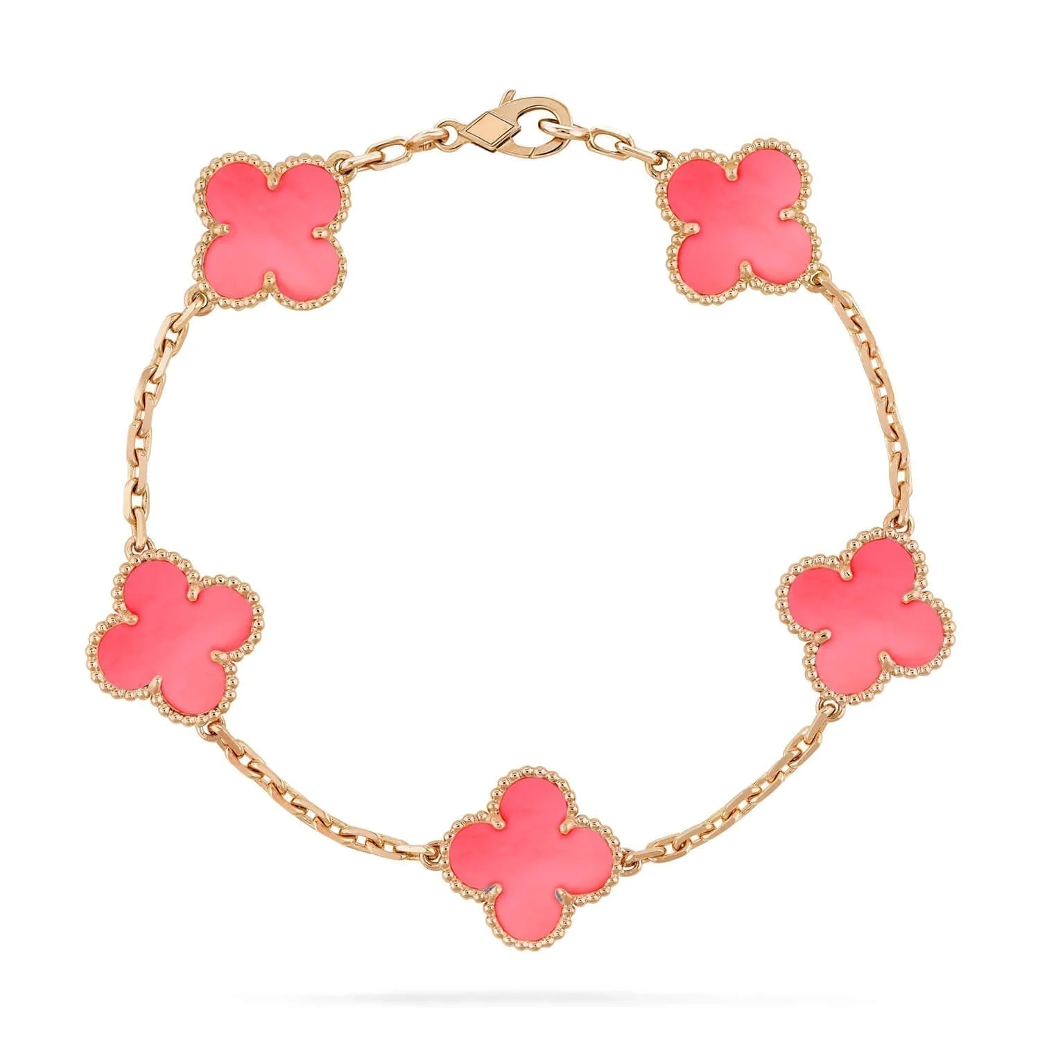 Regalia jewelryCLOVER 5 PINK MOP BRACELET