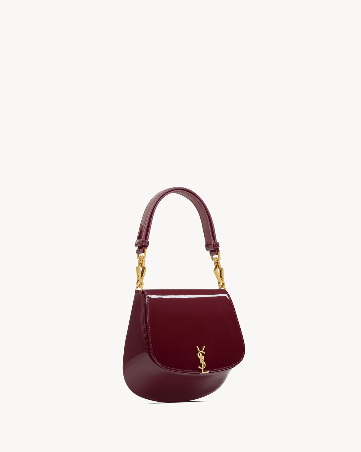 YSL Voltaire Top Handle in Patent Leather