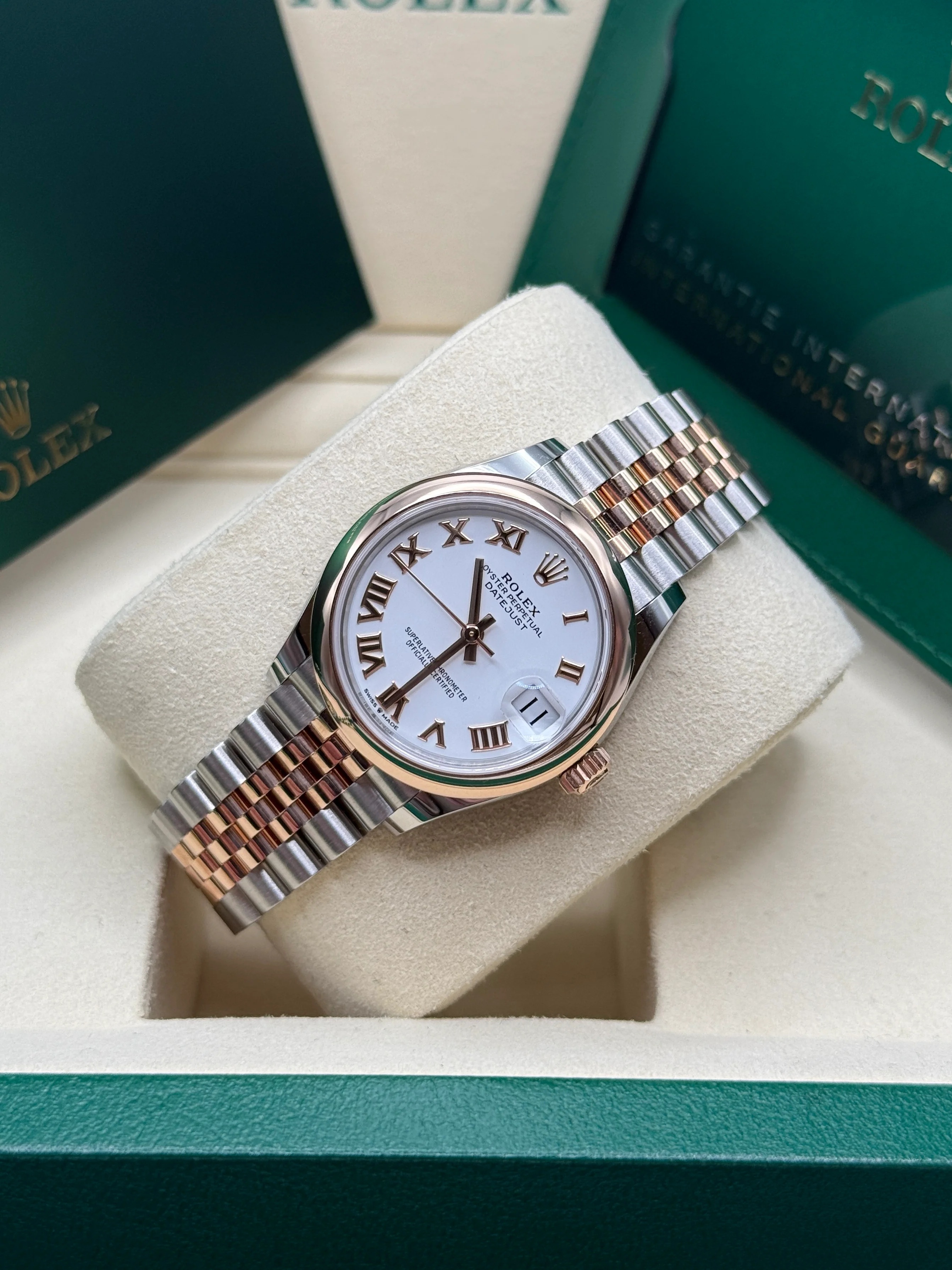 【Super Clone】ROLEX Datejust m278241-0001/0002 White 31mm Dial Oyster Bracelet Watch