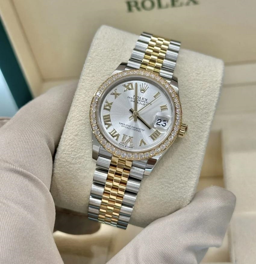【Super Clone】ROLEX Datejust m278383RBR-0003/0004 31mm Silver Dial Oyster Bracelet