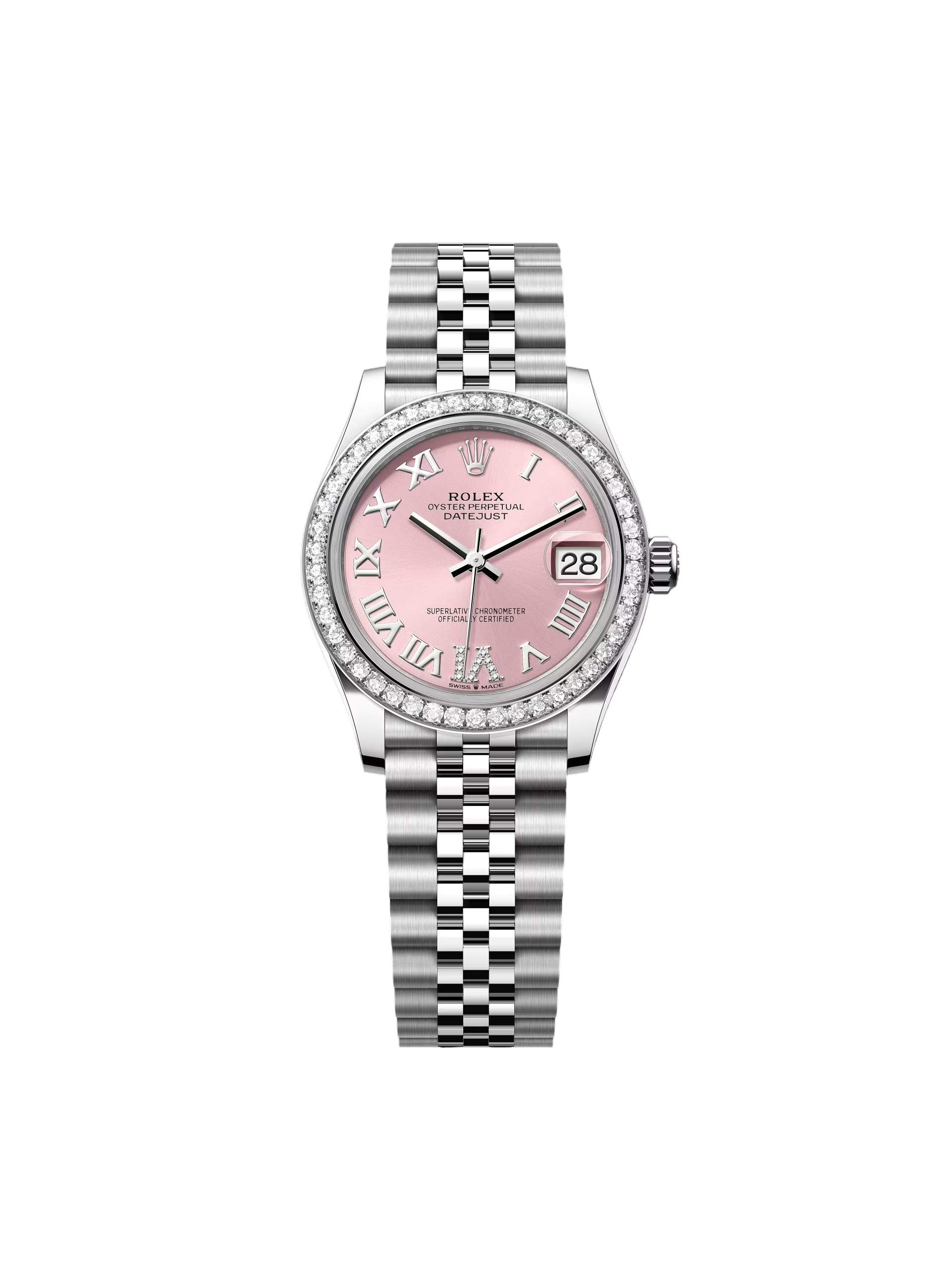 【Super Clone】ROLEX Datejust m278384RBR-0027/0028 Pink 31mm Dial Oyster Watch