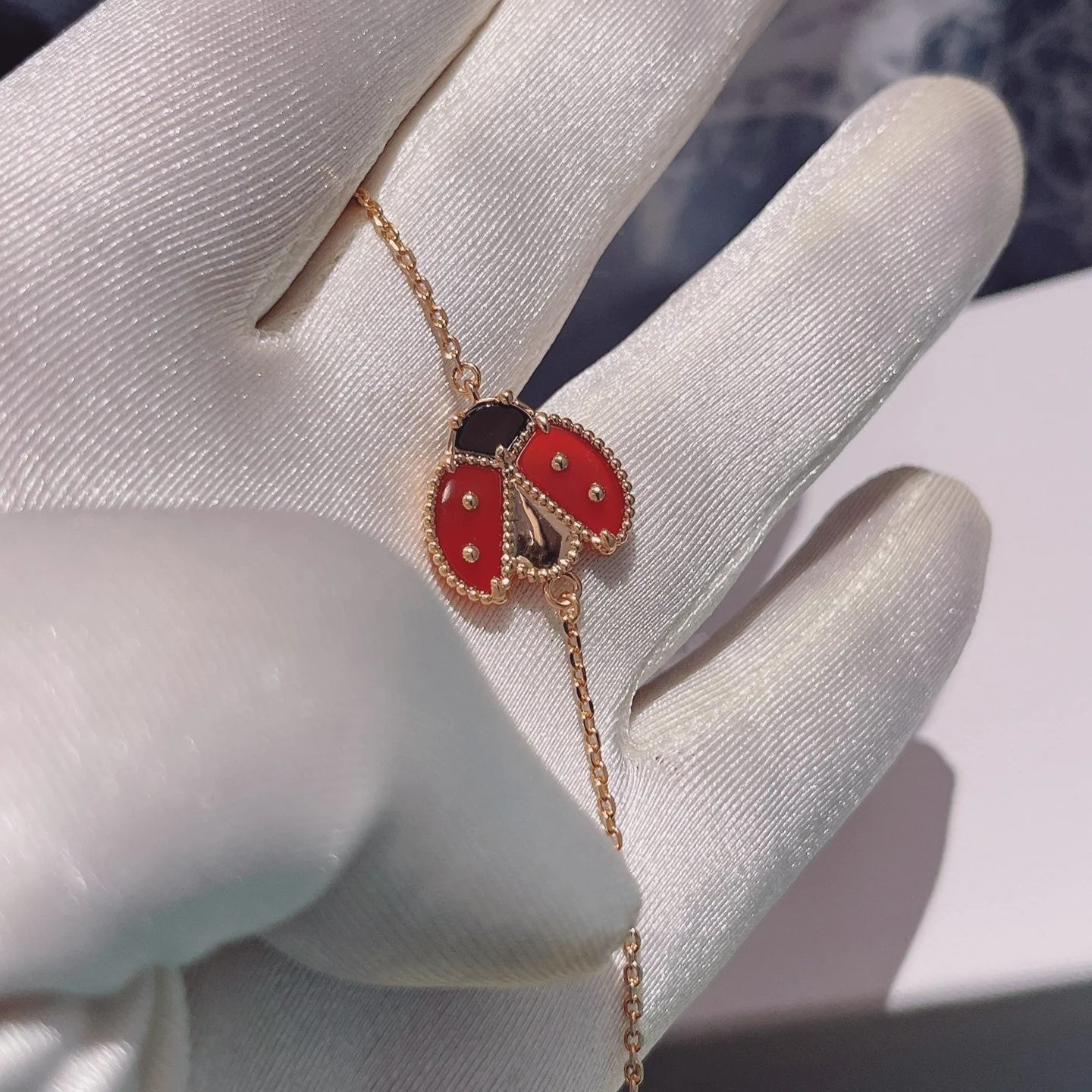 Regalia jewelryLUCKY SPRING 1 MOTIF PINK GOLD BRACELET