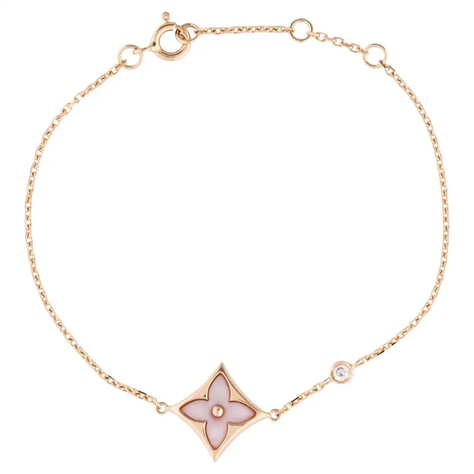 Regalia jewelrySTAR 1 DIAMOND PINK GOLD BRACELET
