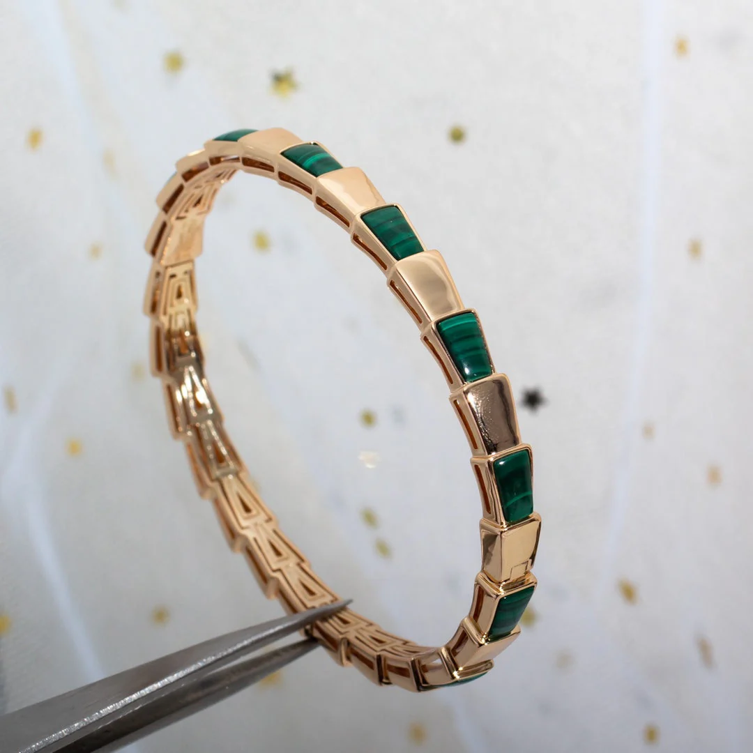 Regalia jewelrySERPENTI BRACELET PINK GOLD MALACHITE