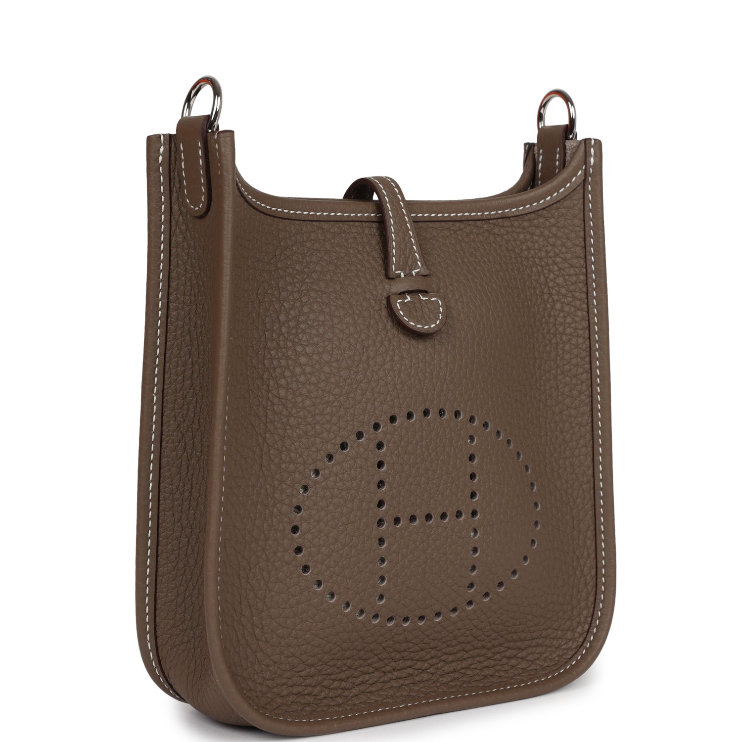 Hermès Evelyne TPM Etoupe Clemence Palladium Hardware