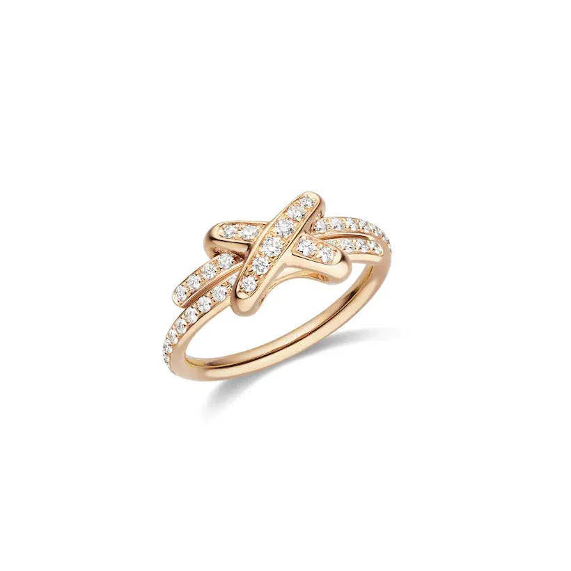 Regalia jewelryJEUX DE RING PINK GOLD DIAMOND