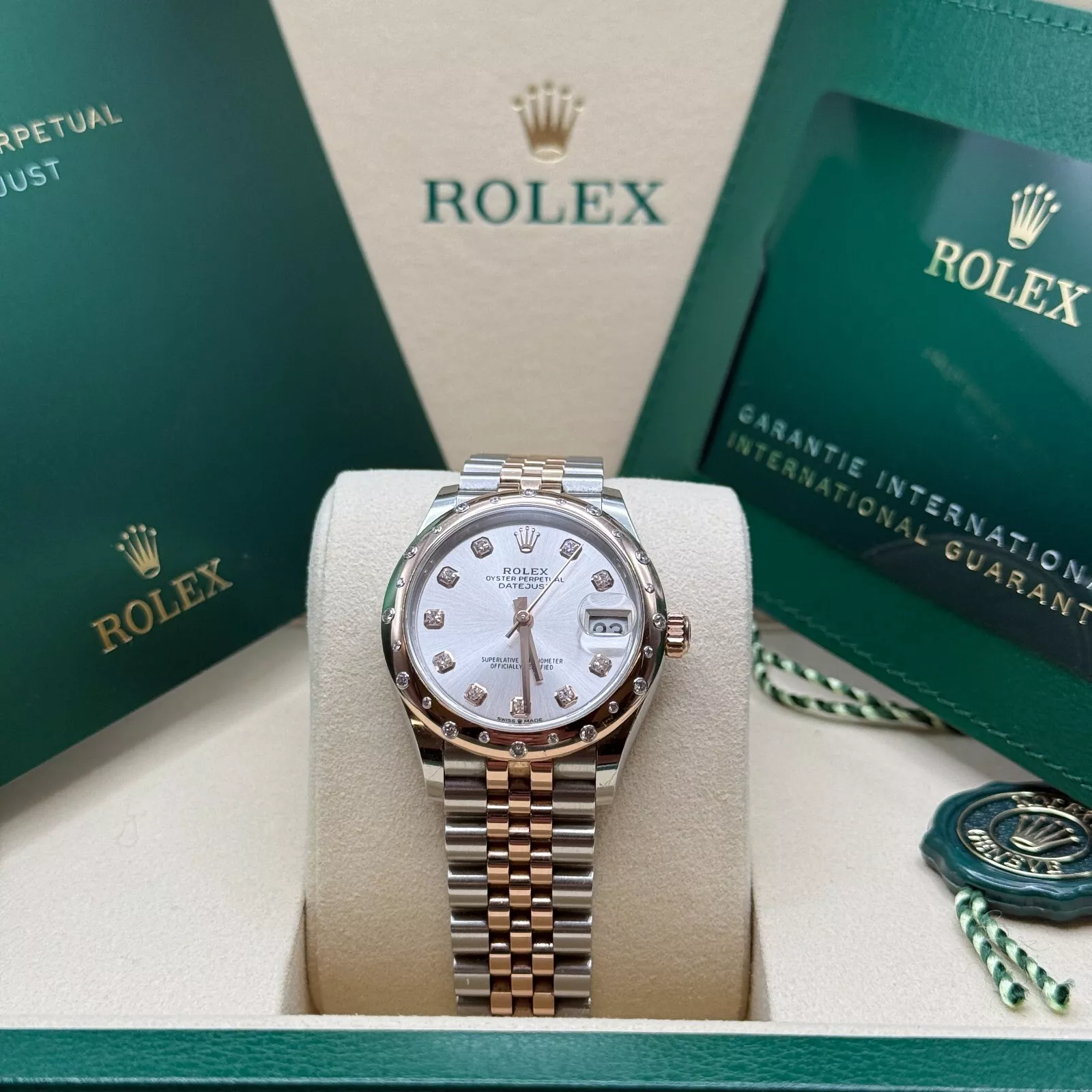 【Super Clone】ROLEX Datejust m278341-0015/0016 Silver Dial 31mm Oyster Bracelet