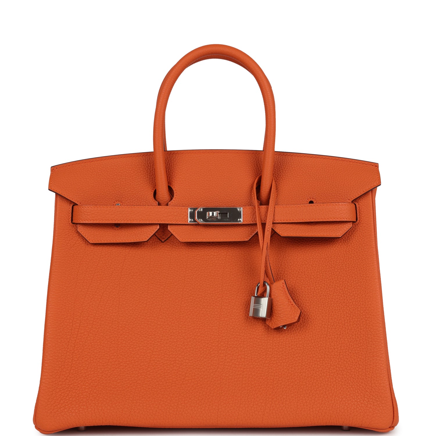 Hermès Birkin 35 Orange Togo Palladium Hardware