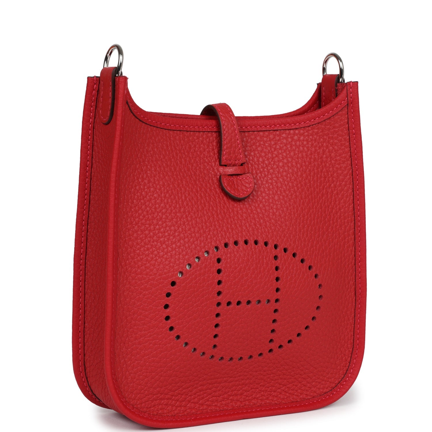 Hermès Evelyne TPM Vermillion Clemence Palladium Hardware