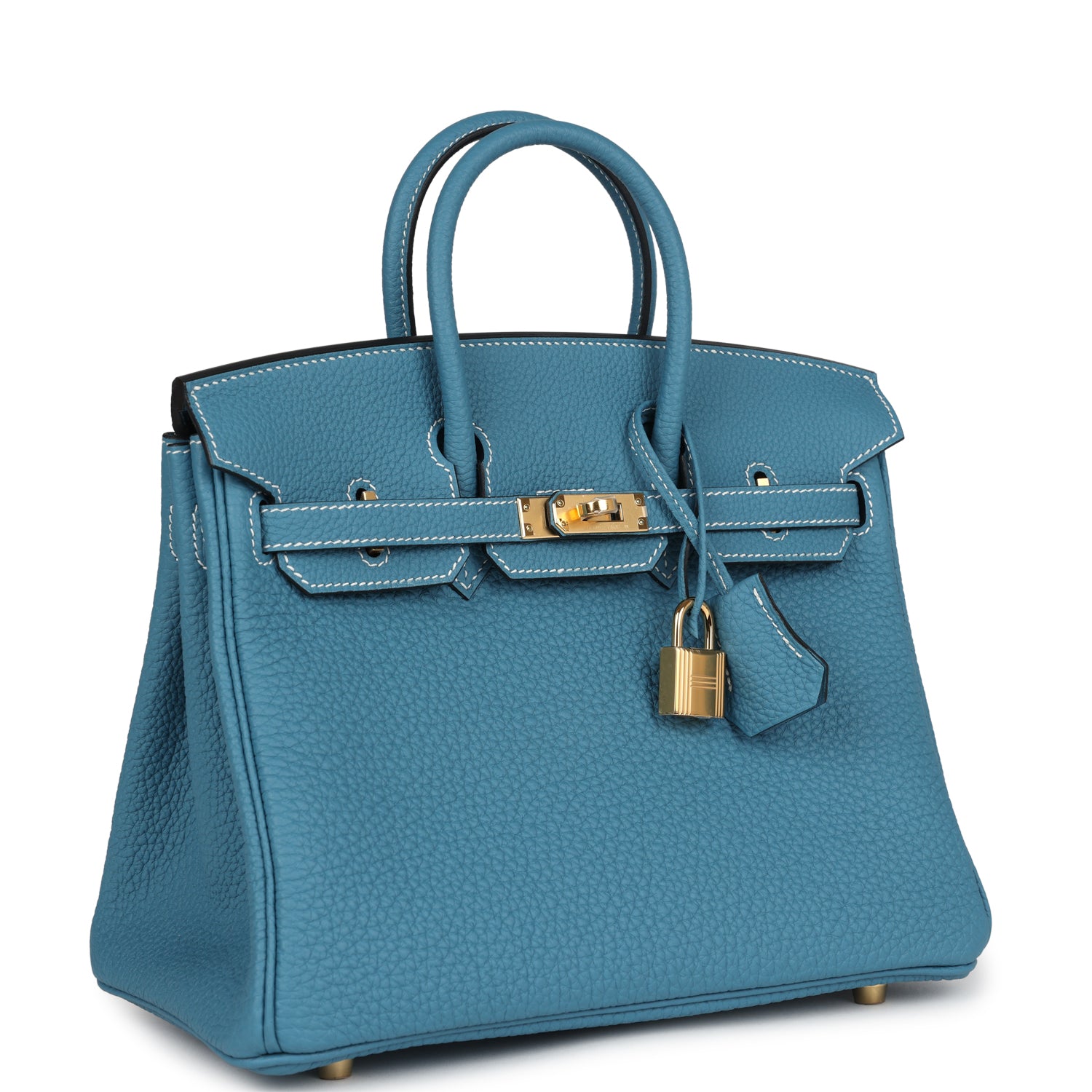 Hermès Birkin 25 Blue Jean Togo Gold Hardware