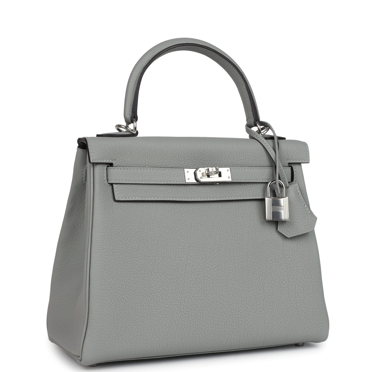 Hermès Kelly Retourne 28 Gris Mouette Togo Palladium Hardware