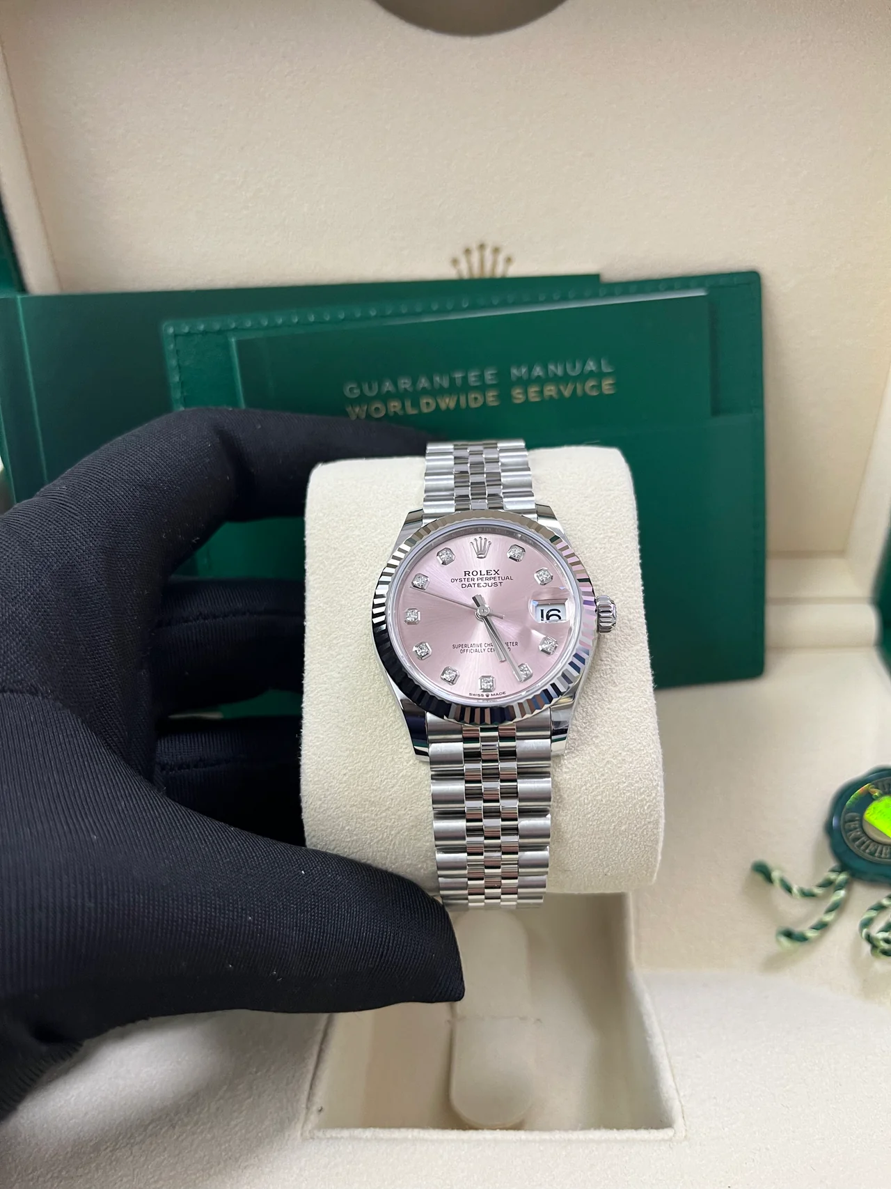 【Super Clone】ROLEX Datejust m278274-0031/0032 Pink 31mm Dial Oyster Watch