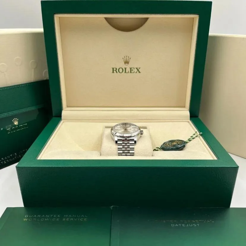 【Super Clone】ROLEX Datejust m278274-0011/0012 Silver Dial 31mm Fluted Bezel Oyster Bracelet