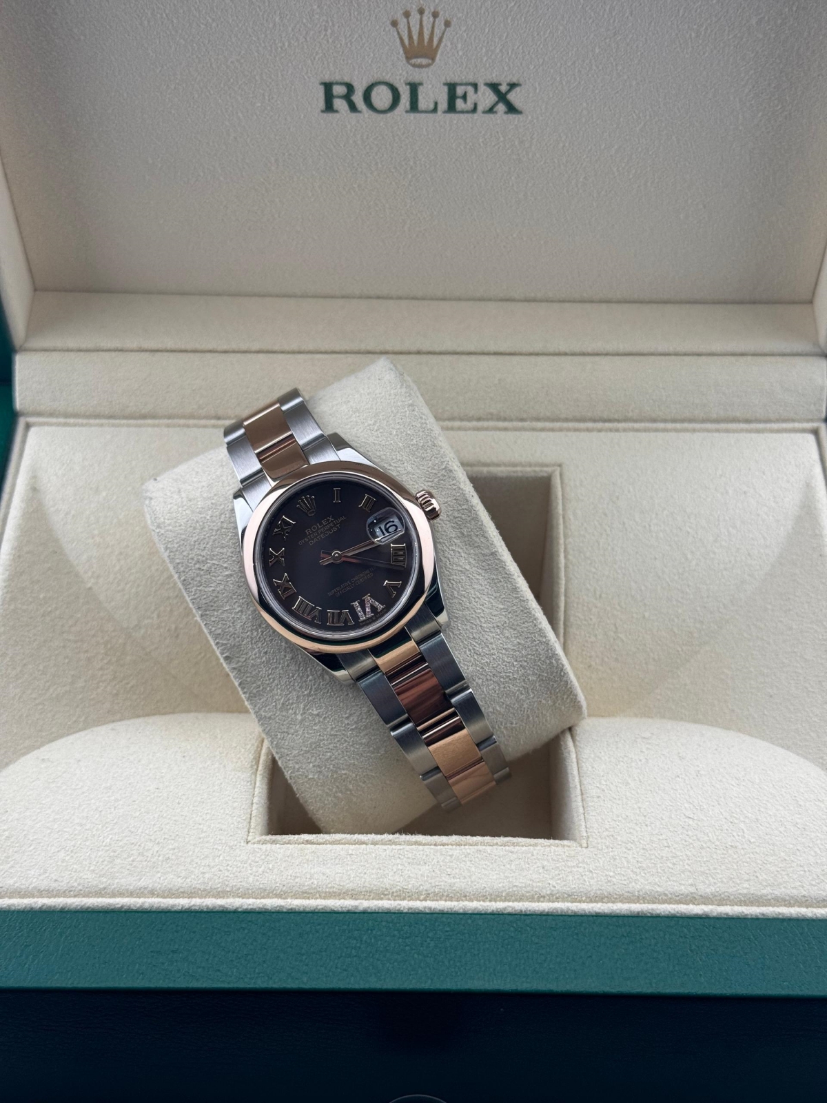 【Super Clone】ROLEX Datejust m278241-0003/0004 Chocolate 31mm Dial Oyster Bracelet Watch