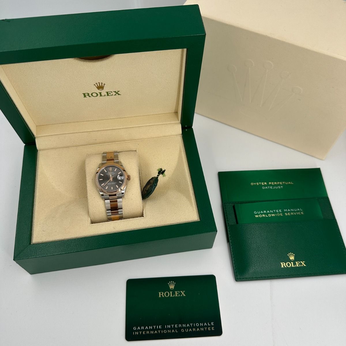 【Super Clone】ROLEX Datejust m278241-0017/0018 Slate 31mm Dial Oyster Bracelet Watch