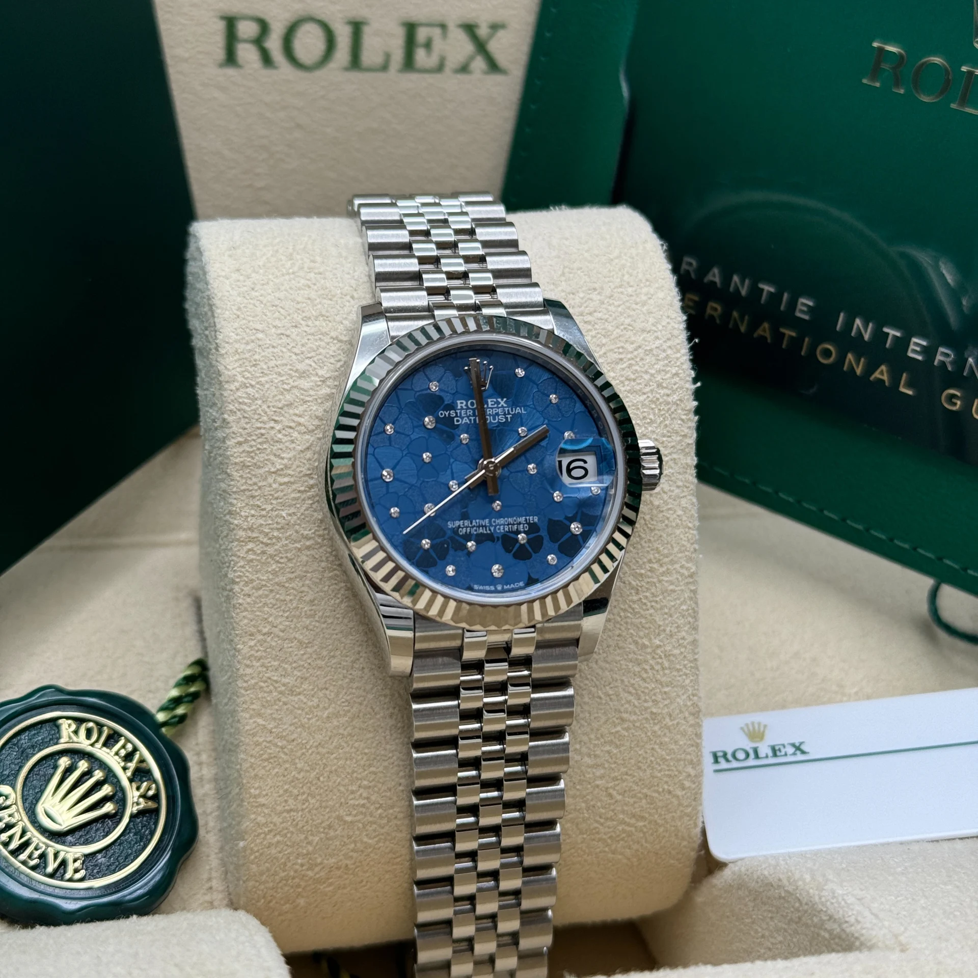 【Super Clone】ROLEX Datejust m278274-0035/0036 Azzurro Blue Dial Oyster Watch