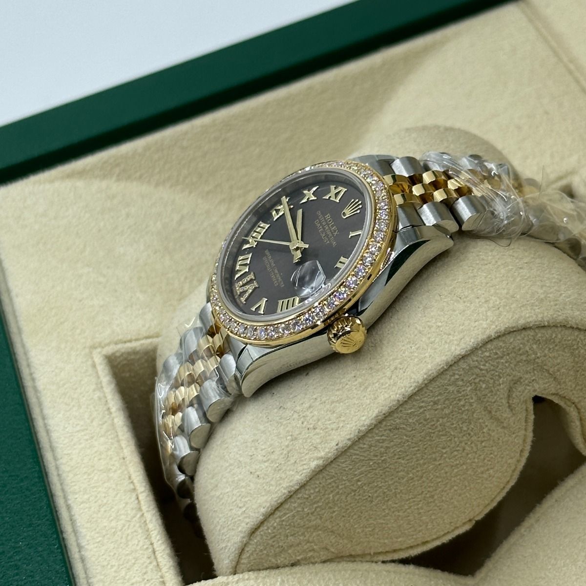 【Super Clone】ROLEX Datejust m278383RBR-0017/0018 31mm Dark Grey Dial Oyster Bracelet