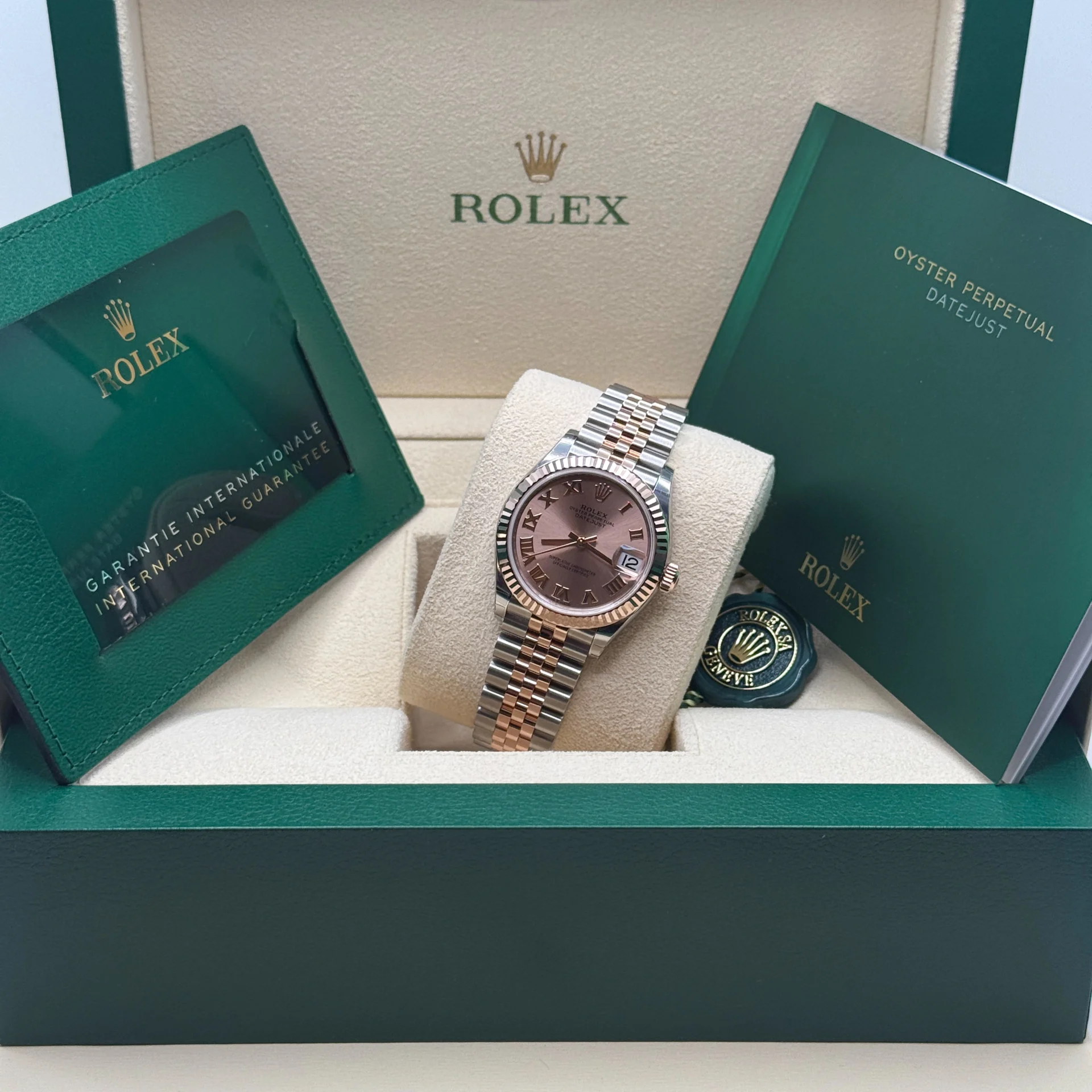 【Super Clone】ROLEX Datejust m278271-0005/0006 Rose 31mm Dial Oyster Bracelet Watch