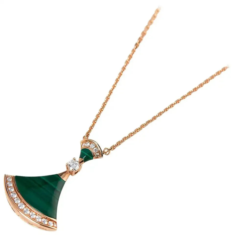 Regalia jewelryDREAM NECKLACE MALACHITE DIAMOND