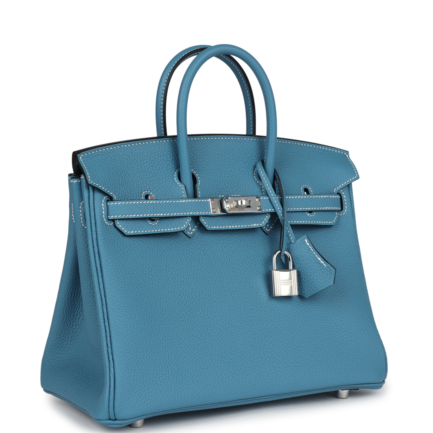 Hermès Birkin 25 Blue Jean Togo Palladium Hardware
