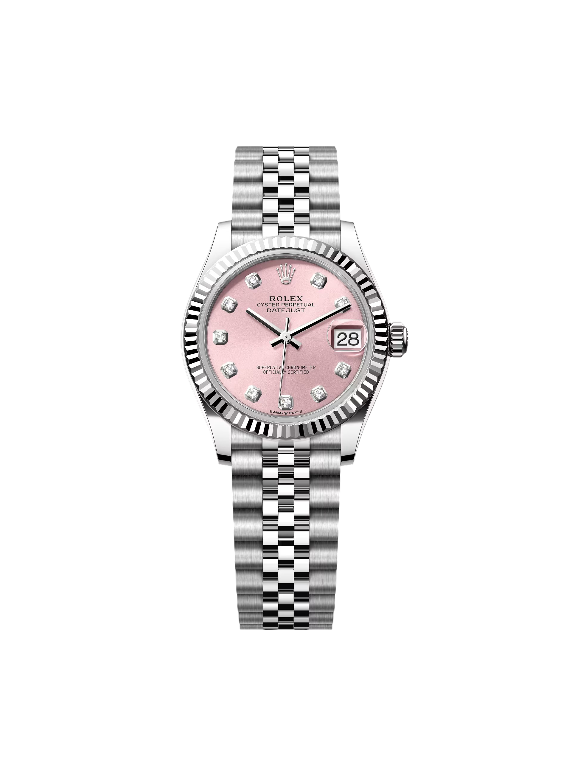 【Super Clone】ROLEX Datejust m278274-0031/0032 Pink 31mm Dial Oyster Watch