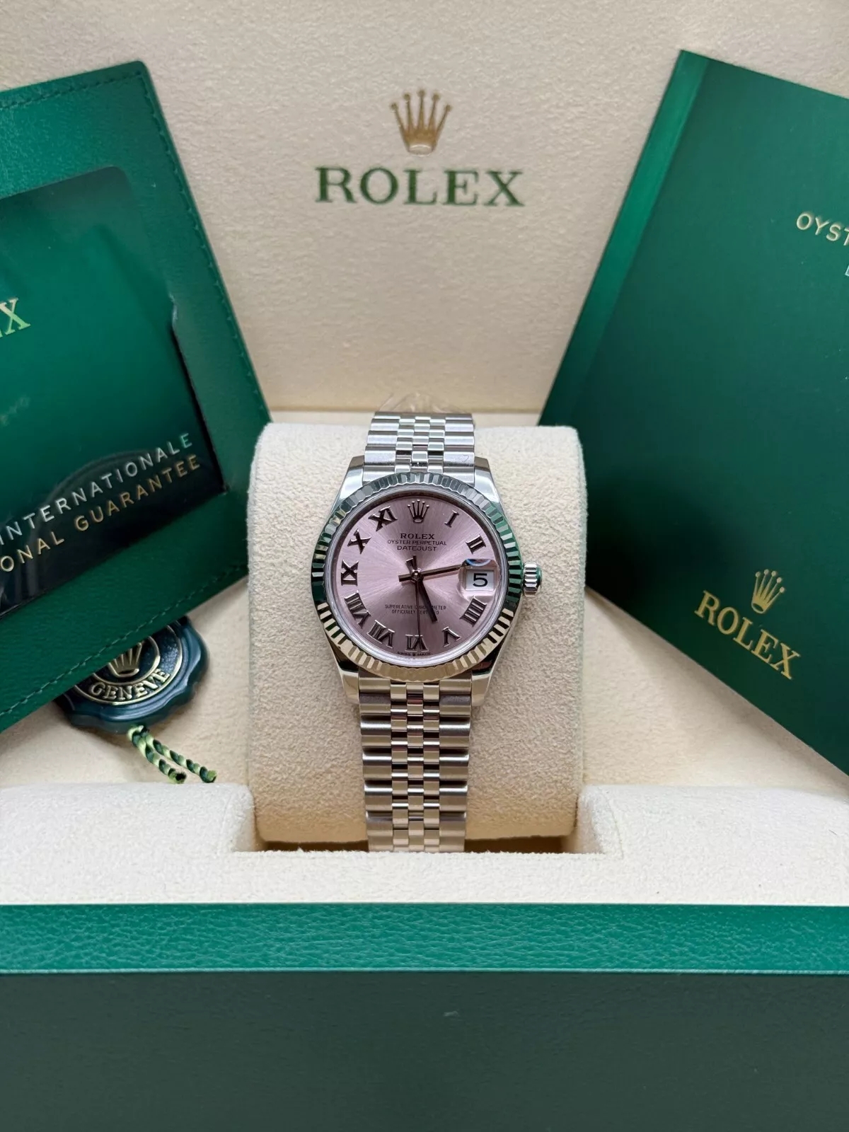 【Super Clone】ROLEX Datejust m278274-0019/0020 Pink 31mm Dial Oyster Watch