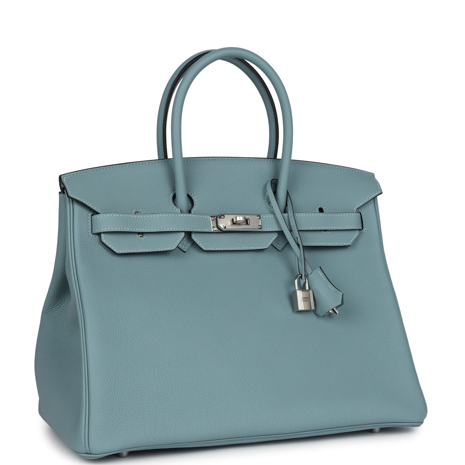 Hermès Birkin 35 Ciel Togo Palladium Hardware