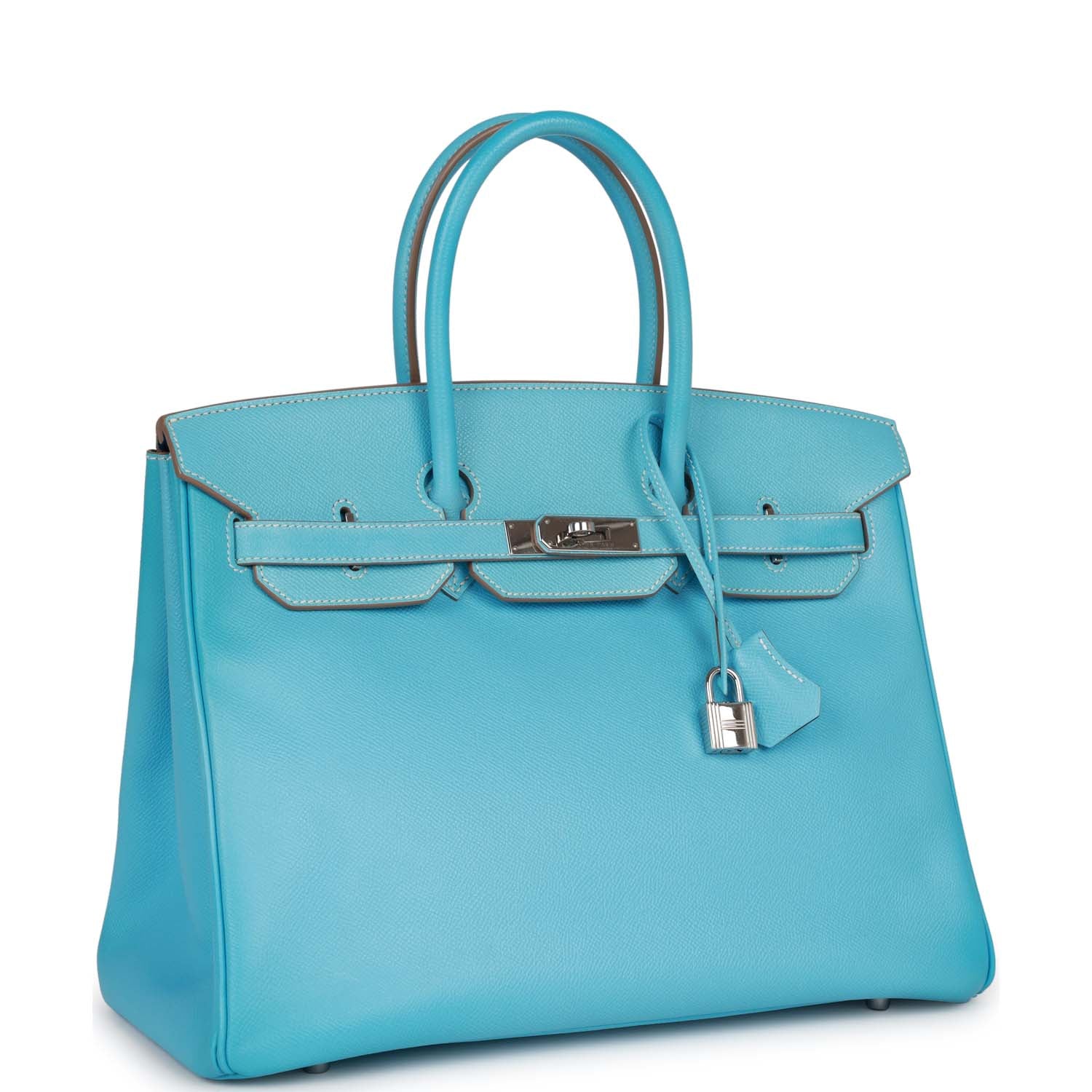 Hermès Birkin 35 Celeste Candy Epsom Palladium Hardware