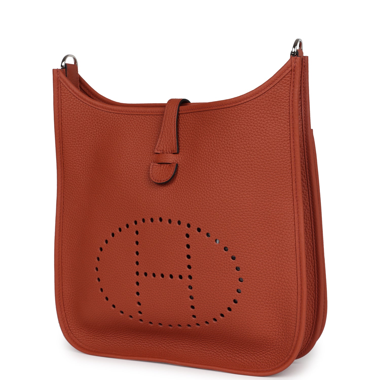 Hermès Evelyne III PM Cuivre Clemence Palladium Hardware