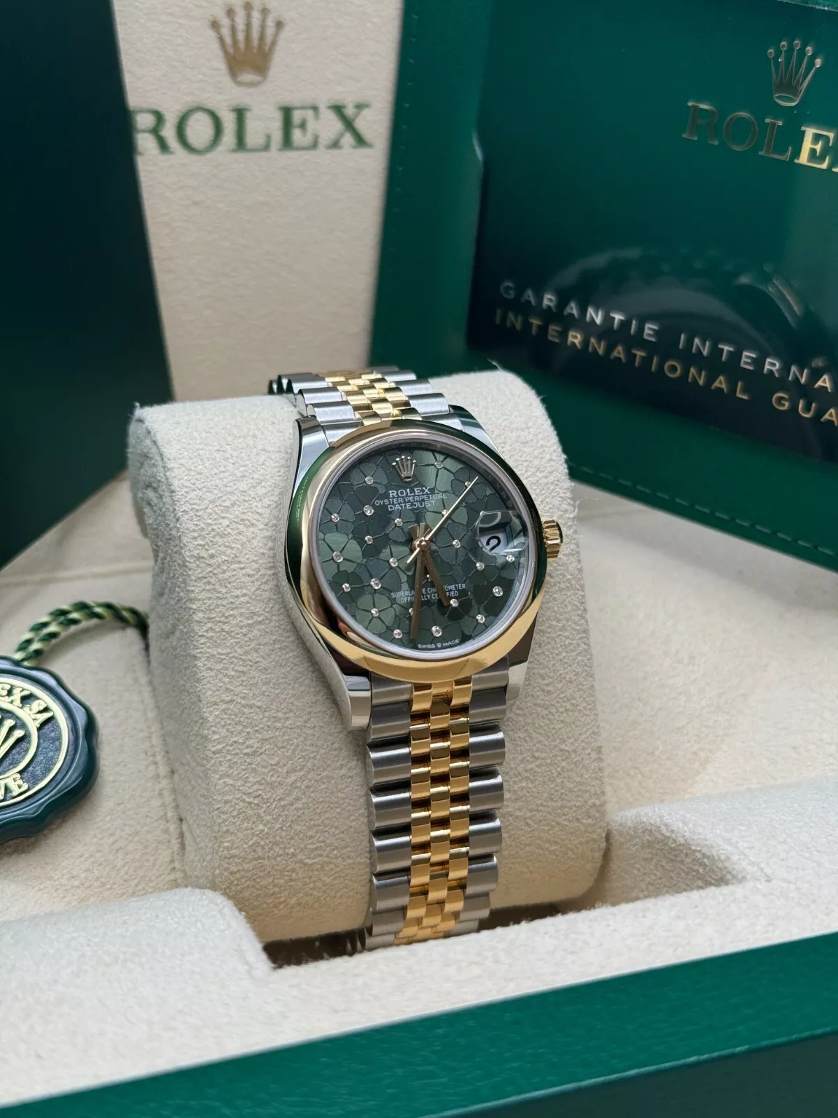 【Super Clone】ROLEX Datejust m278243-0031/0032 31mm Green Dial watch