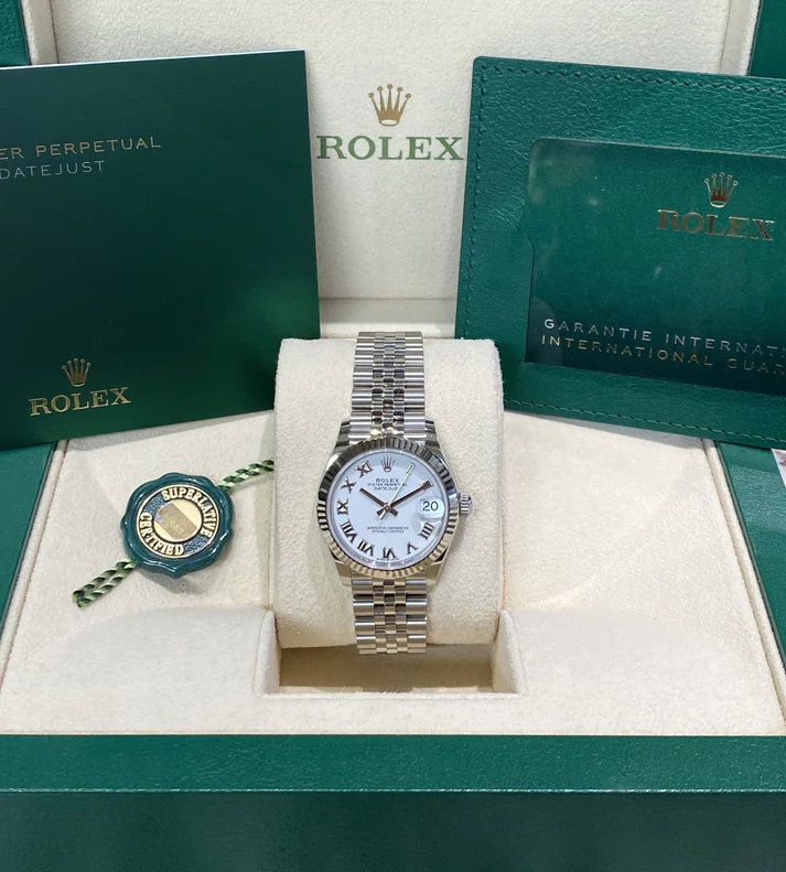 【Super Clone】RLX Datejust m278274-0009/0010 White 31mm Dial Oyster Watch