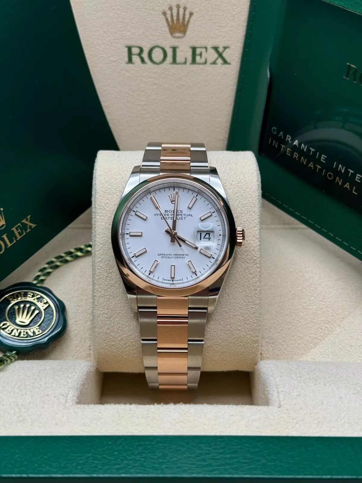 【Super Clone】ROLEX  Datejust 36mm 126201 White Dial Jubilee Bracelet Watch