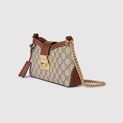 Padlock small shoulder bag