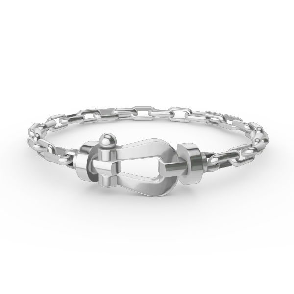 Regalia jewelryFORCE LARGE HORSESHOE CLASP  METAL BRACELET
