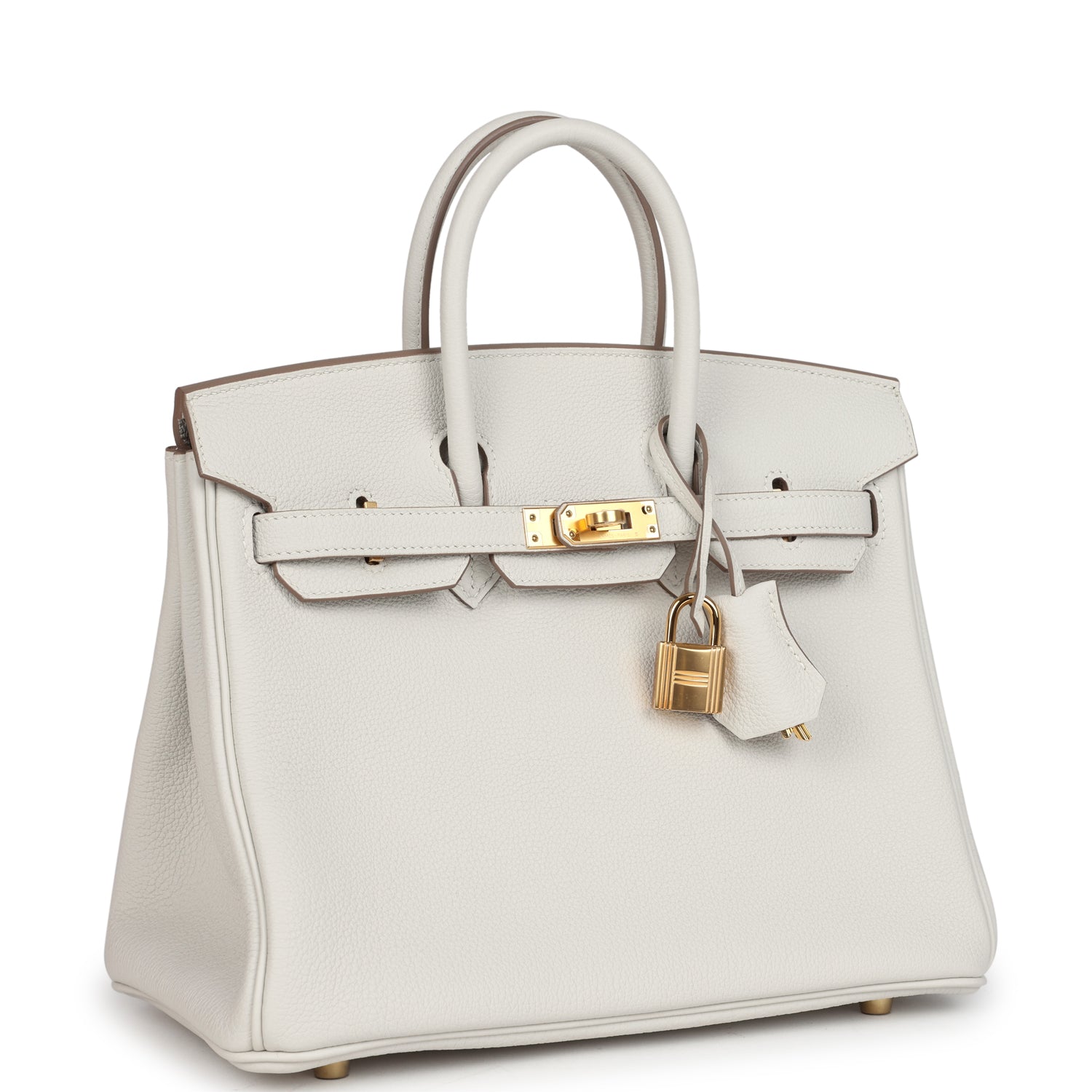Hermès Birkin 25 Gris Pale Togo Gold Hardware