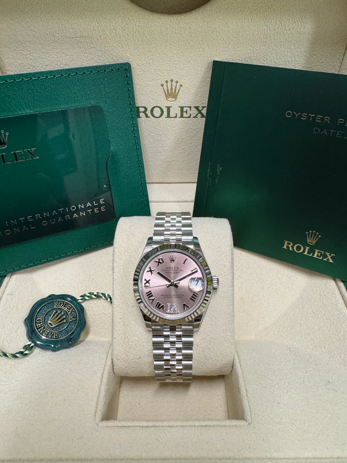【Super Clone】ROLEX Datejust m278274-0023/0024 Pink 31mm Dial Oyster Watch