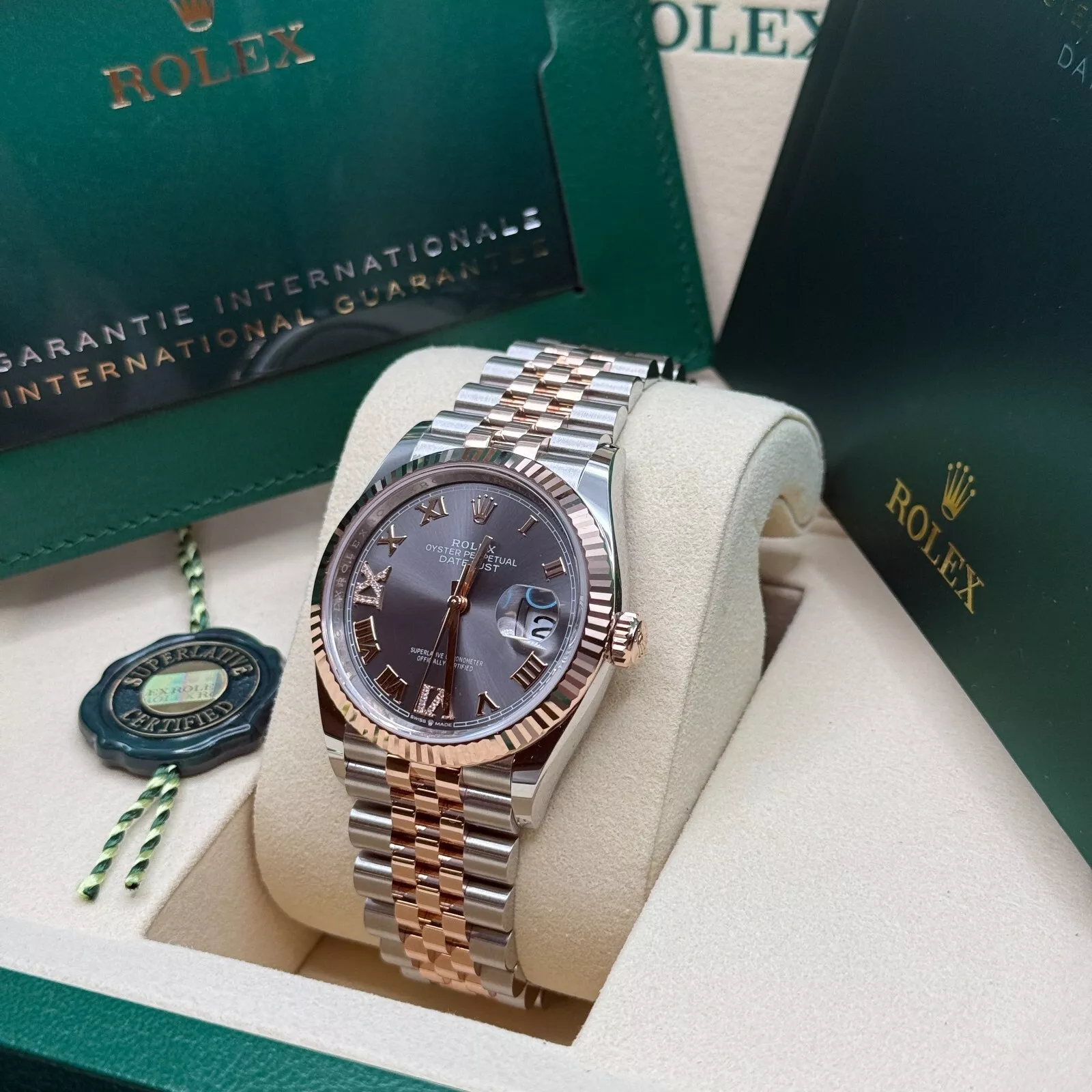【Super Clone】ROLEX  Datejust 36mm 126231 Slate Dial Jubilee Bracelet