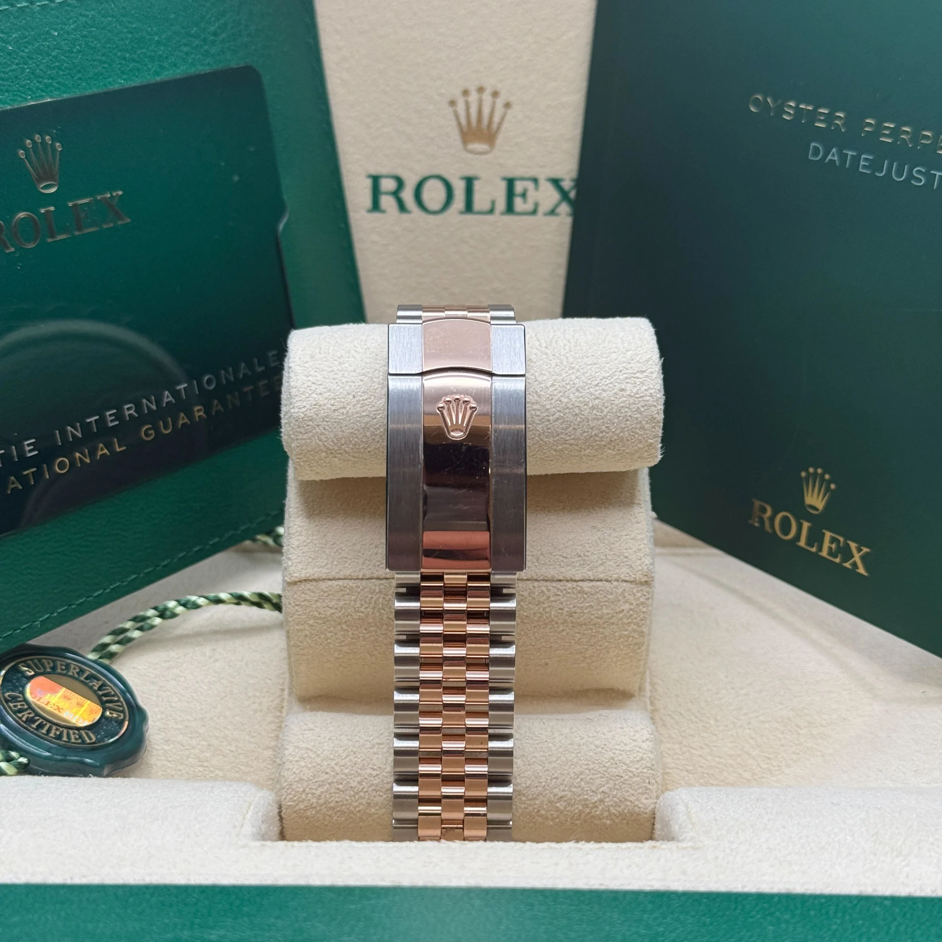 【Super Clone】ROLEX  Datejust 36mm 126231 Silver Fluted Motif Dial Oystersteel and Everose gold Bracelet