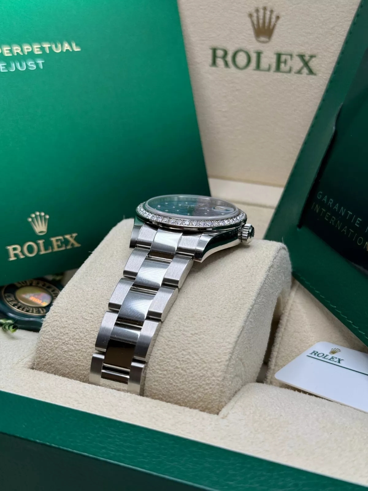 【Super Clone】RLX Datejust m278384RBR-0039/0040 Azzurro Blue 31mm Dial Oyster Watch