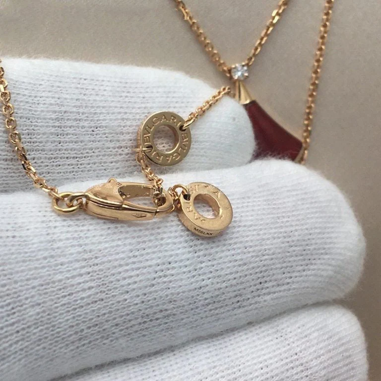 Regalia jewelryDREAM NECKLACE CARNELIAN 1 DIAMOND