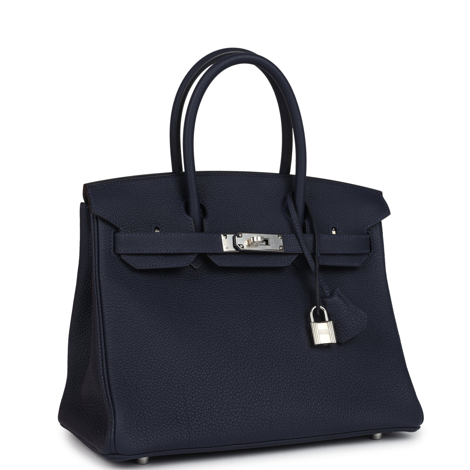 Hermès Birkin 30 Bleu Nuit Togo Palladium Hardware