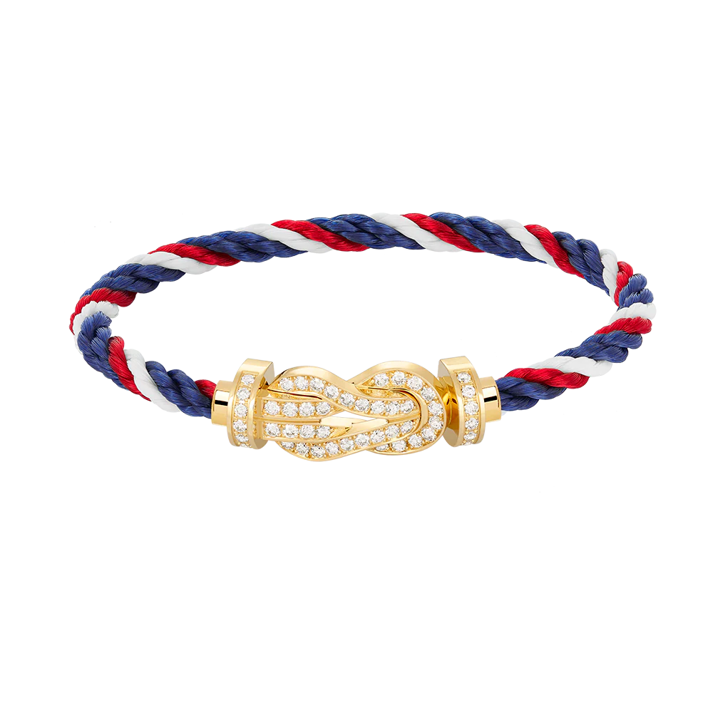 Regalia jewelryCHANCE LARGE 8 FIGURE BUCKLE FULLDIAMOND BRACELET GOLD