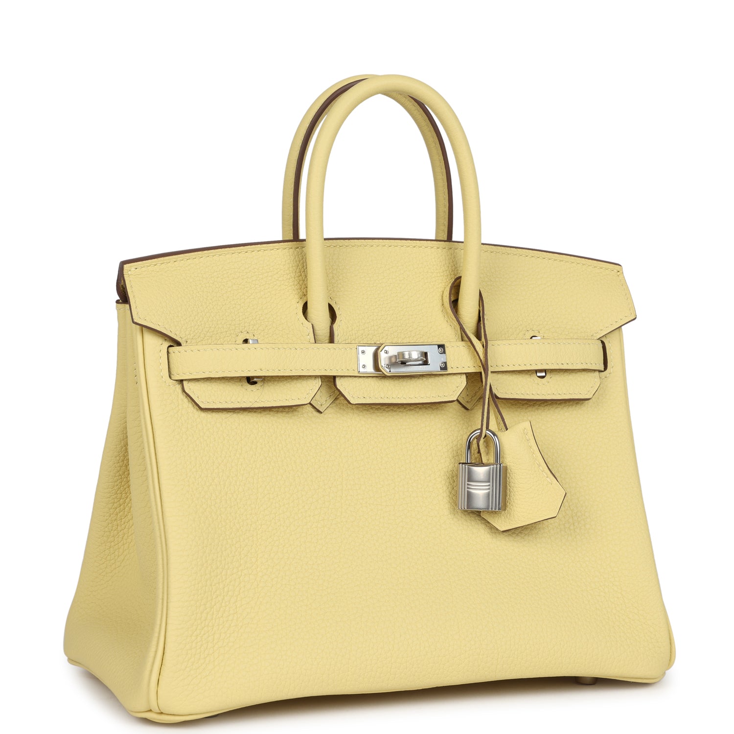 Hermès Birkin 25 Jaune Poussin Togo Palladium Hardware