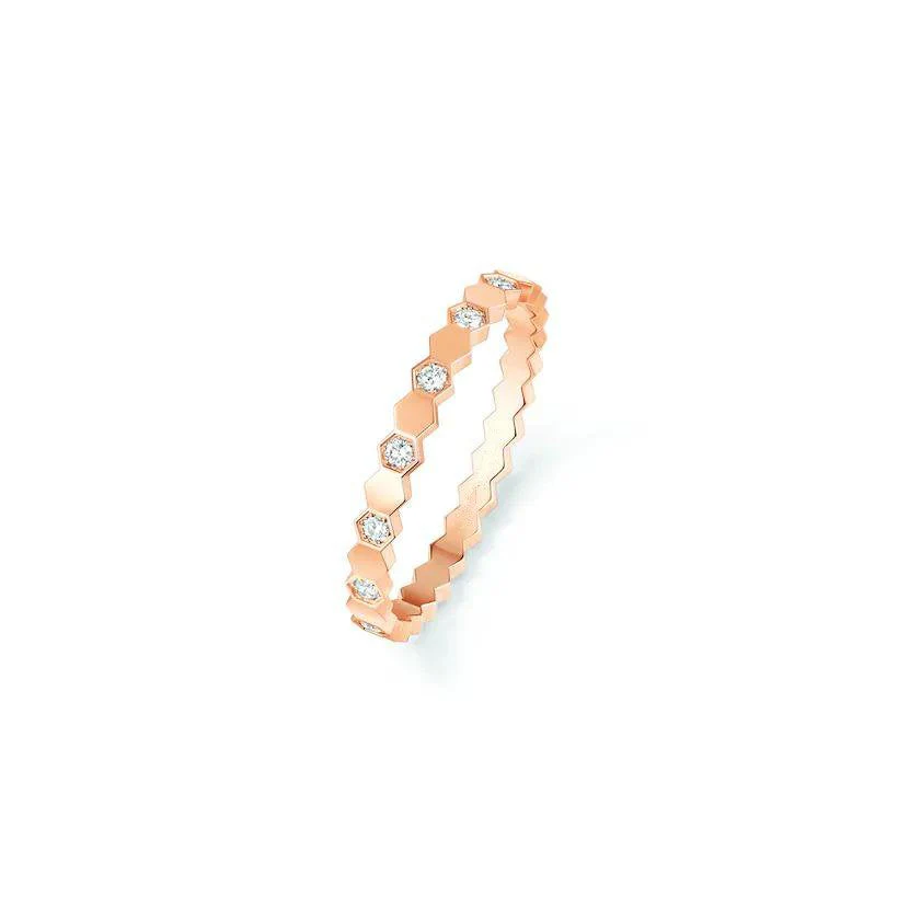 Regalia jewelryBEE LOVE RING PINK GOLD DIAMOND