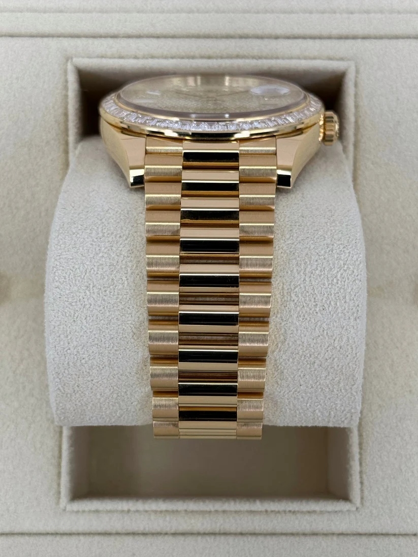 【Super Clone】ROLEX Day-Date 40mm 228398TBR-0036 Diamond Paved Dial President Watch