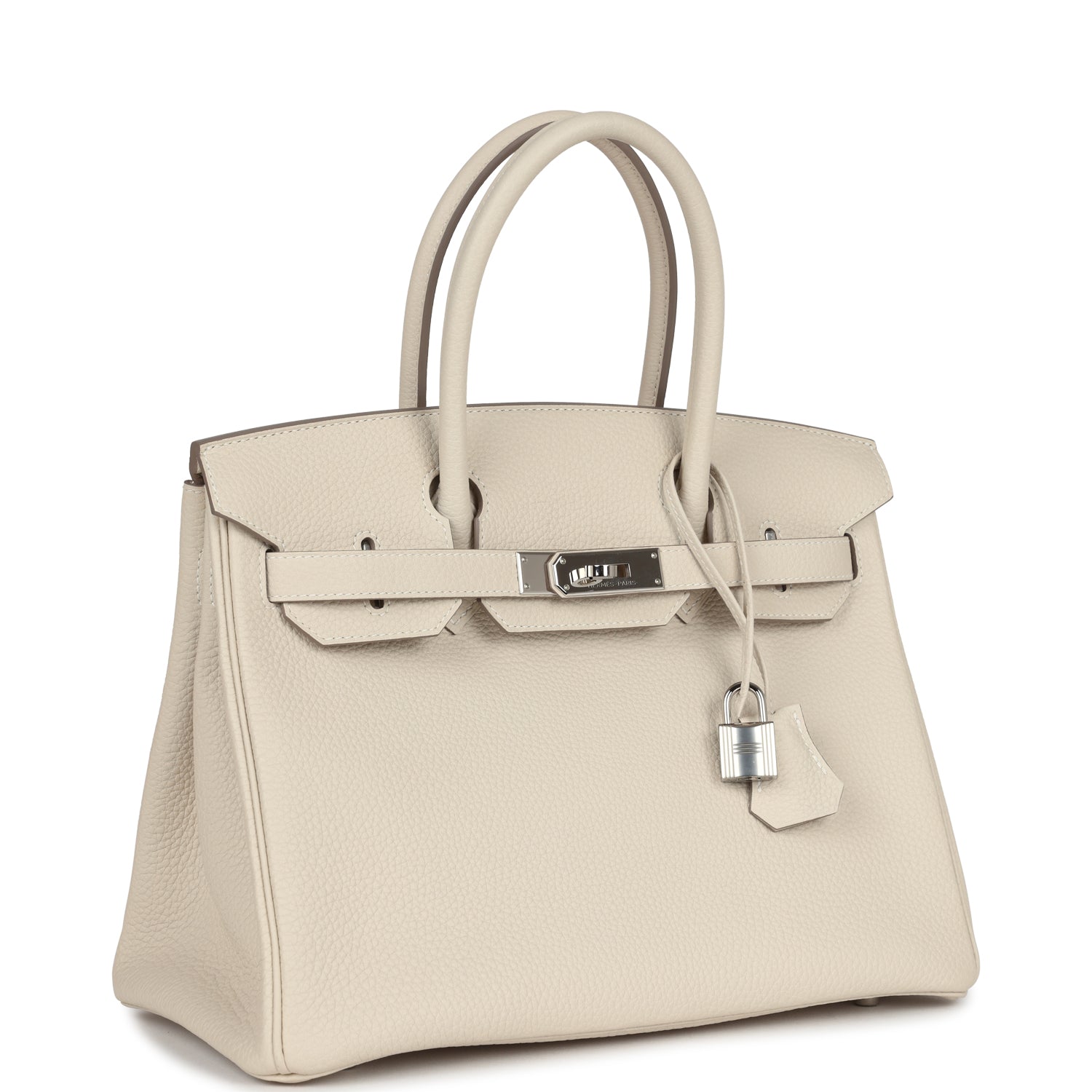 Hermès Birkin 30 Craie Togo Palladium Hardware