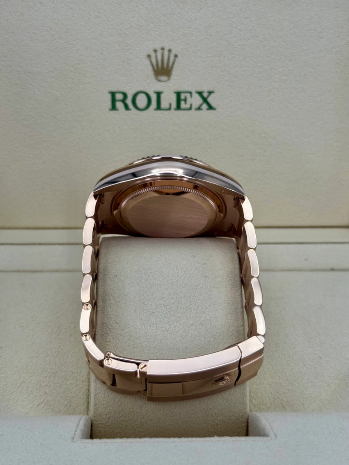 【Super Clone】ROLEX  Sky-Dweller 42mm 336935-0001/0005 Rose Gold Blue Dial Oyster