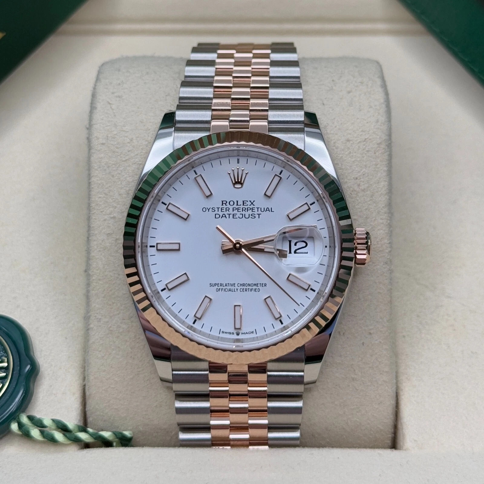 【Super Clone】ROLEX  Datejust 36mm 126231 White Dial Jubilee Bracelet