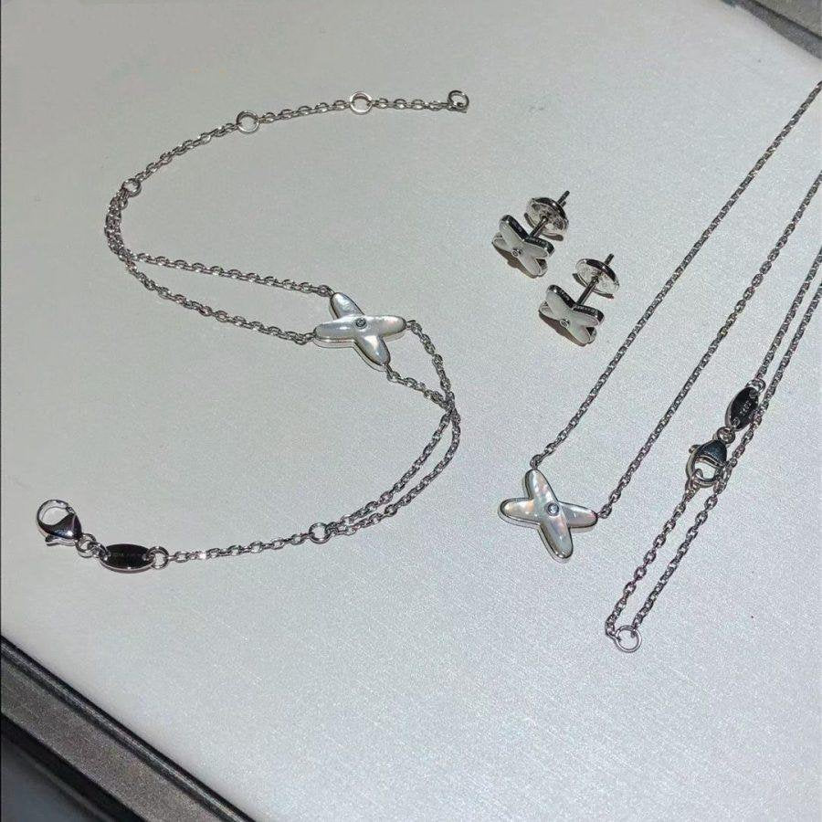 Regalia jewelryJEUX BRACELET WHITE MOP SILVER 1 DIAMOND