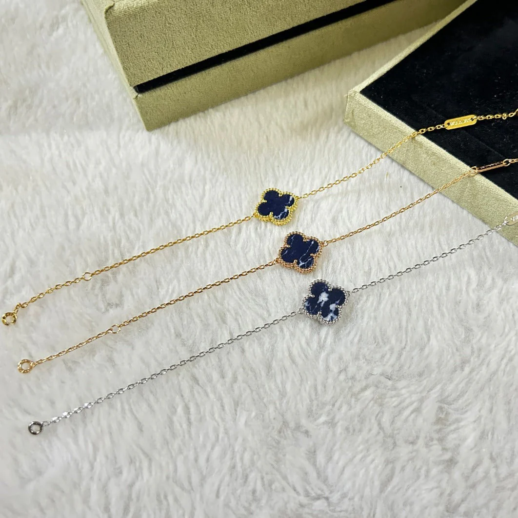 Regalia jewelryCLOVER 1 MOTIF PIETERSITE BRACELET